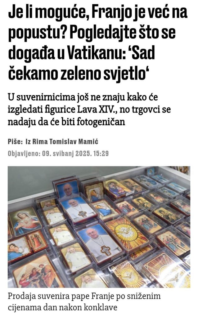 papa Franjo popust trgovina